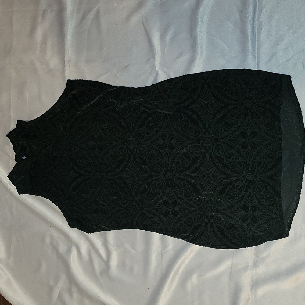 Burned Velvet Gogo Dress XL - Picture 2 of 4